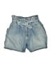 Zara Blue Denim Shorts Size 4 - photo 1