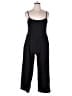 ASOS Design 100% Cotton Solid Black Jumpsuit Size 14 - photo 1
