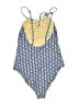Old Navy Print Blue One Piece Swimsuit Size M - photo 2