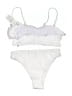 Cupshe Solid White Two Piece Swimsuit Size S - photo 2
