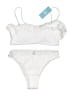 Cupshe Solid White Two Piece Swimsuit Size S - photo 1