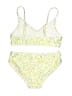 Art Class Floral Yellow Two Piece Swimsuit Size 8 - photo 2