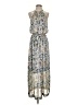 MSK Paisley Blue Casual Dress Size S - photo 1