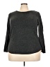 Chico's Gray Long Sleeve Top Size XXL (4) - photo 1
