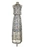 MSK Paisley Blue Casual Dress Size S - photo 2