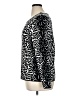 Chico's Animal Print Black Cardigan Size XL (3) - photo 5