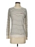 Banana Republic Stripes Ivory Silk Pullover Sweater Size S - photo 1