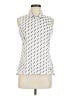 Nike 100% Polyester White Sleeveless Blouse Size M - photo 1