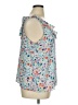 The Limited 100% Polyester Blue Sleeveless Blouse Size XL - photo 4