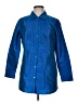 Chico's 100% Silk Blue Long Sleeve Silk Top Size Med (1) - photo 1