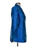 Chico's 100% Silk Blue Long Sleeve Silk Top Size Med (1) - photo 4