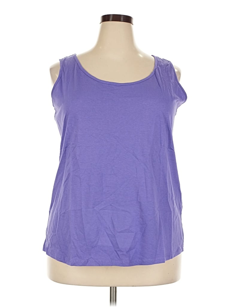 Pre-owned Just My Size Sleeveless T-shirt In Purple
