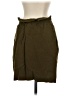 H&M 100% Polyester Solid Green Casual Skirt Size 4 - photo 2
