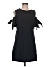 Milly Solid Black Casual Dress Size 10 - photo 1