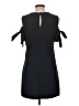 Milly Solid Black Casual Dress Size 10 - photo 2