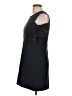 Milly Solid Black Casual Dress Size 10 - photo 5