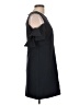 Milly Solid Black Casual Dress Size 10 - photo 4