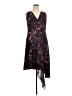 DKNY 100% Polyester Print Black Cocktail Dress Size 14 - photo 1