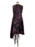 DKNY 100% Polyester Print Black Cocktail Dress Size 14 - photo 2