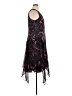 DKNY 100% Polyester Print Black Cocktail Dress Size 14 - photo 4