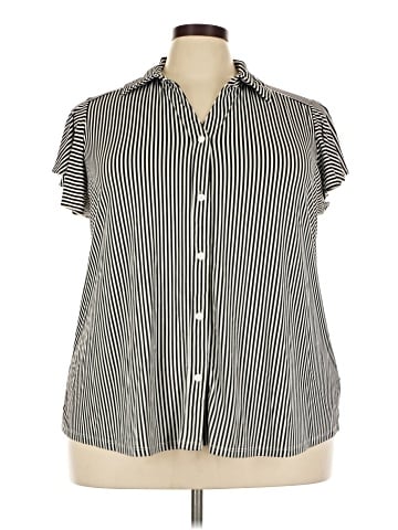 Adrianna Papell Short Sleeve Blouse (view 1)