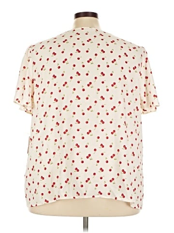 LC Lauren Conrad Short Sleeve Blouse (view 2)