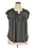 41Hawthorn Black Short Sleeve Blouse Size XXL - photo 1