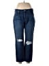 Old Navy Hearts Blue Jeans Size 8 - photo 1