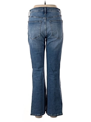 Madewell Kick Out Crop Jeans in Mather Wash (view 2)