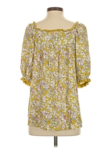 Solitaire 3/4 Sleeve Blouse (view 2)