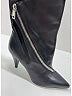 Givenchy 100% Leather Black Botte Show Zip Boot Size EU (IT) 37 1/2 / US 7 1/2 - photo 5