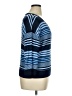 Ann Taylor LOFT Outlet 100% Cotton Stripes Blue Pullover Sweater Size XL - photo 4
