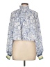 Tibi 100% Polyester Blue 3/4 Sleeve Blouse Size L - photo 1