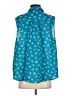 Elle 100% Polyester Teal Sleeveless Blouse Size XL - photo 2