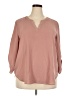 Maurices Pink 3/4 Sleeve Blouse Size XXL - photo 1