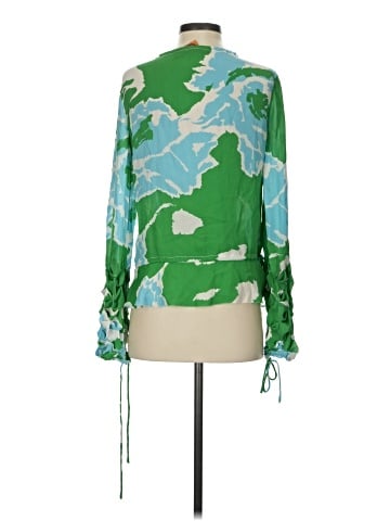 Tory Burch 3/4 Sleeve Silk Top (view 2)