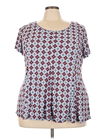Roz & Ali Short Sleeve Blouse (view 1)