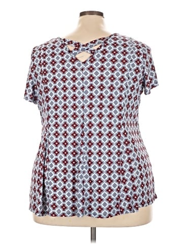 Roz & Ali Short Sleeve Blouse (view 2)