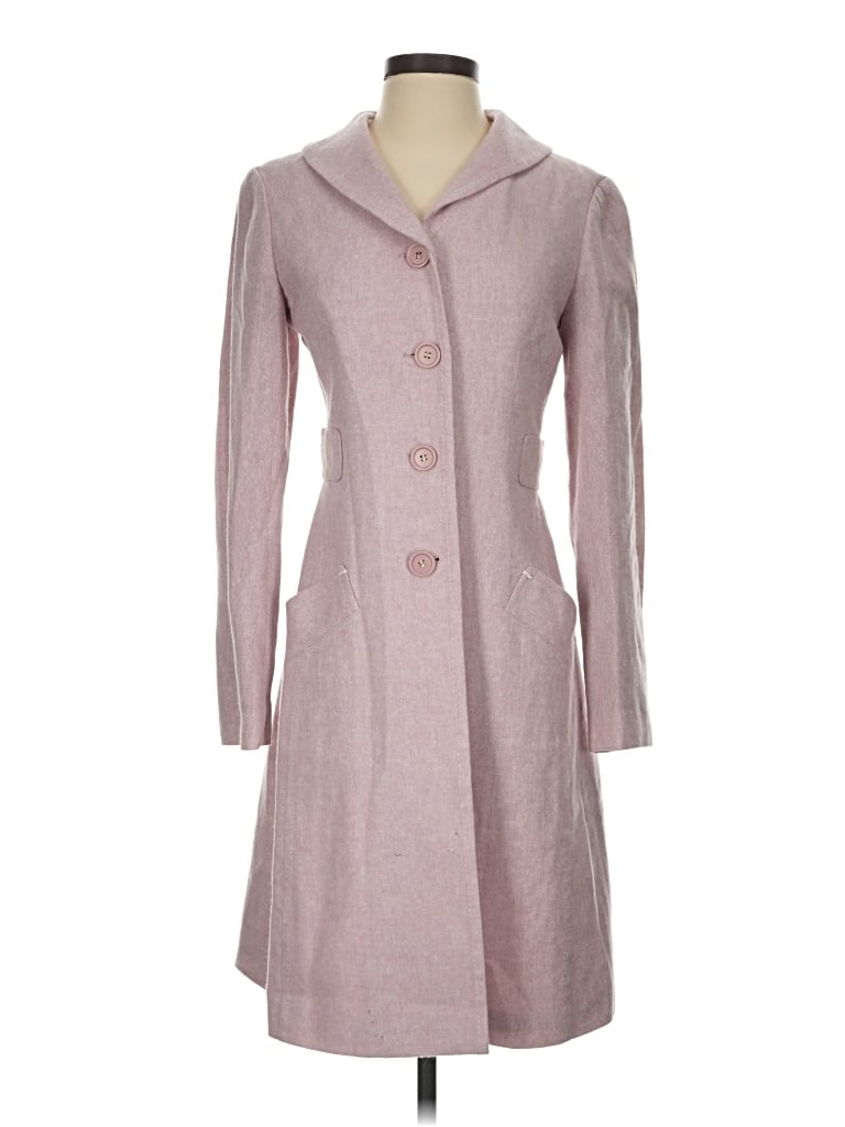 Pre-owned Max Studio Coat In Pink