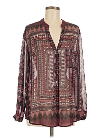 Staring at Stars Long Sleeve Blouse (view 1)