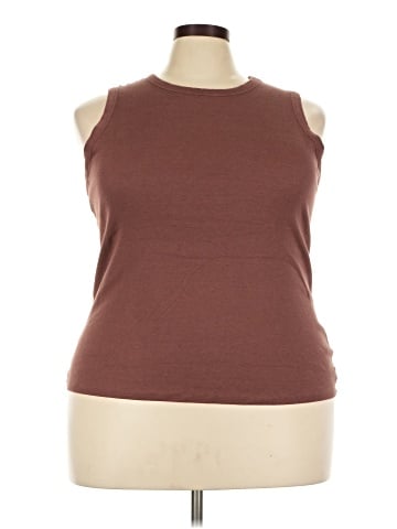 a.n.a. A New Approach Sleeveless T-Shirt (view 1)
