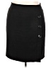 Talbots Solid Black Casual Skirt Size 18 - photo 1