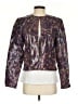 Carlisle 100% Leather Metallic Purple Leather Jacket Size 4 - photo 1