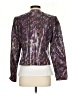 Carlisle 100% Leather Metallic Purple Leather Jacket Size 4 - photo 2
