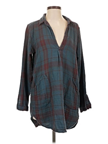 free people x cp shades 3/4 Sleeve Blouse (view 1)