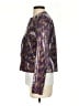 Carlisle 100% Leather Metallic Purple Leather Jacket Size 4 - photo 5