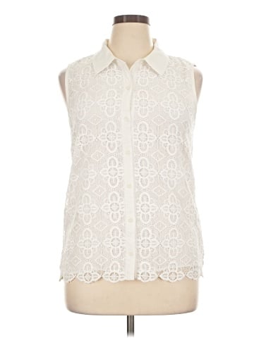 Tommy Hilfiger Sleeveless Button-Down Shirt (view 1)