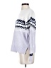 525 America Chevron-herringbone Purple Pullover Sweater Size XS - photo 5