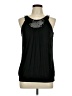 August Silk Black Sleeveless Blouse Size L - photo 1