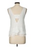 Parker 100% Polyester White Sleeveless Blouse Size L - photo 2